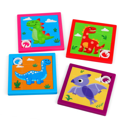 Dinosaur Slide Puzzle 2pcs
