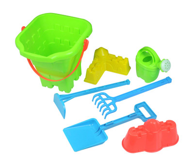 Beach Bucket Set with Castle Molds Beach Bucket Set with Castle Molds