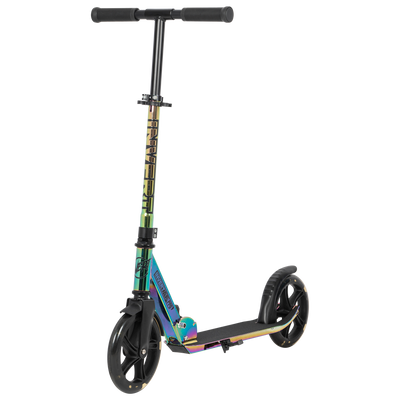 Af200 Folding Inline Scooter With Light Up Wheel Neochrome Af200 Folding Inline Scooter With Light Up Wheel Neochrome