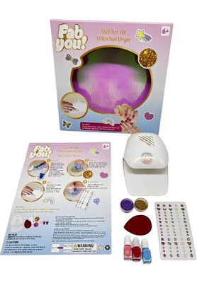 Nail Art Kit with Nail Dryer Nail Art Kit with Nail Dryer