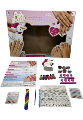 Unicorn Nail Art Kit With Unicorn Nail Dryer Unicorn Nail Art Kit With Unicorn Nail Dryer