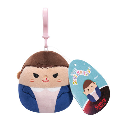 Squishmallows Stranger Things 3.5-inch Clip Eleven Squishmallows Stranger Things 3.5-inch Clip Eleven