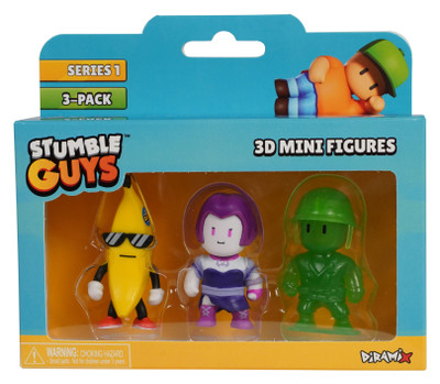 Gadget Stumble Guys 3D Figures - 3 Pack Gadget Stumble Guys 3D Figures - 3 Pack