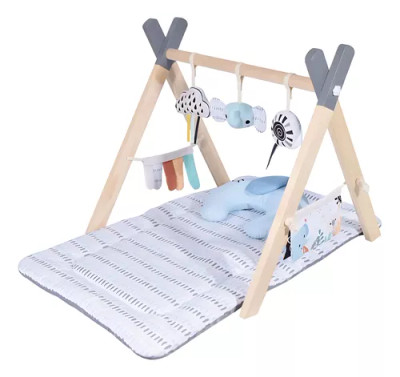 Wooden Baby Play Gym & Play Mat 63588