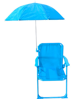 Kids Chair with Umbrella - Blue