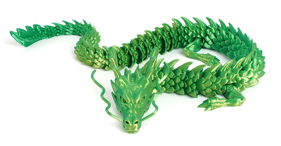 3D Printed Fidget Green Dragon 3D Printed Fidget Green Dragon