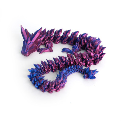 3D Printed Fidget Purple/Pink Dragon 3D Printed Fidget Purple/Pink Dragon