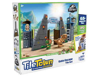 Tile Town Jurassic World Dino Escape Construction Set
