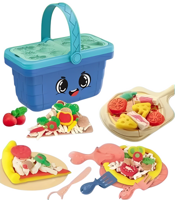 Magic Dough Pizza Play Basket Magic Dough Pizza Play Basket