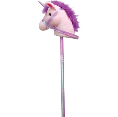 Wonder Co Plush Unicorn Hobby Horse Pink 75cm Wonder Co Plush Unicorn Hobby Horse Pink 75cm