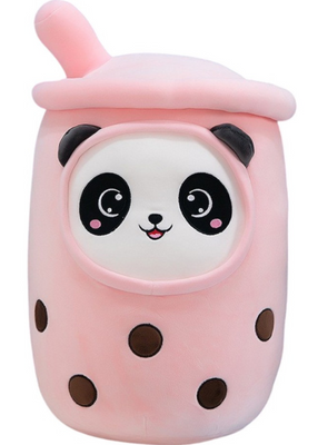 Panda Milk Tea Plush 22cm