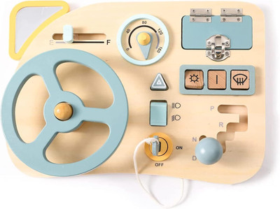 Wooden Car Dashboard Activity Toy Wooden Car Dashboard Activity Toy