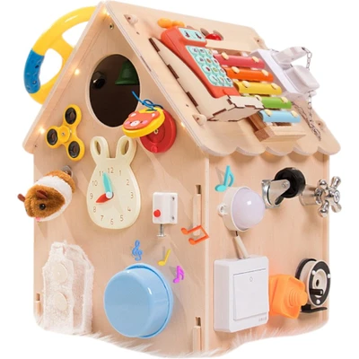 Wooden Mega Toodler Play Busy House