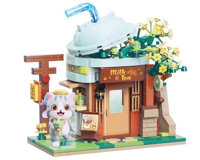 Keepply Ash Cat Milk Tea Shop