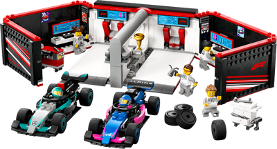 LEGO City F1 Garage & Mercedes-AMG & Alpine Cars 60444 LEGO City F1 Garage & Mercedes-AMG & Alpine Cars 60444
