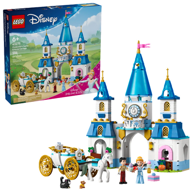 LEGO Disney Cinderella's Castle & Horse Carriage 43275