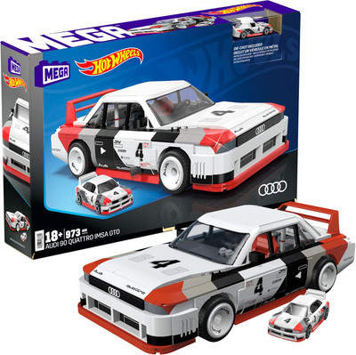 Hot Wheels Audi 90 Quattro Imsa GTO Building Toy Kit