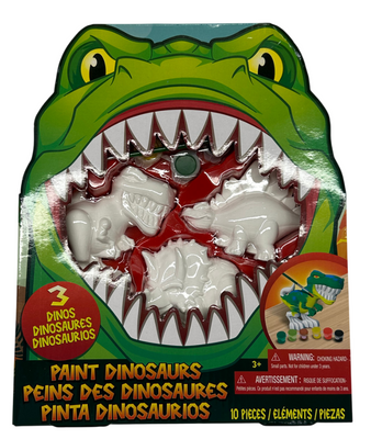 Paint Your Own Dinosaur Plasters