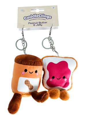Cuddle Clings Peanut Butter & Jelly 5 inch