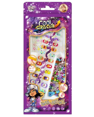 Fab You! Cool Girls Club Nail Art & Bead Set - Purple Fab You! Cool Girls Club Nail Art & Bead Set - Purple