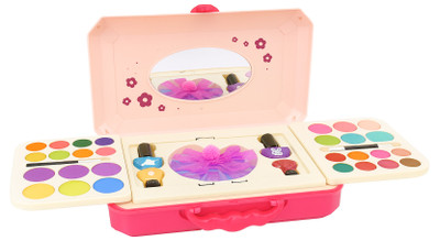 Fab You! Expandable Pink Cosmetic Carry Case Fab You! Expandable Pink Cosmetic Carry Case
