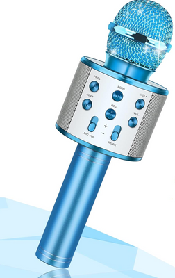 Spacetech Electronics Wireless Karaoke Microphone - Blue Spacetech Electronics Wireless Karaoke Microphone - Blue