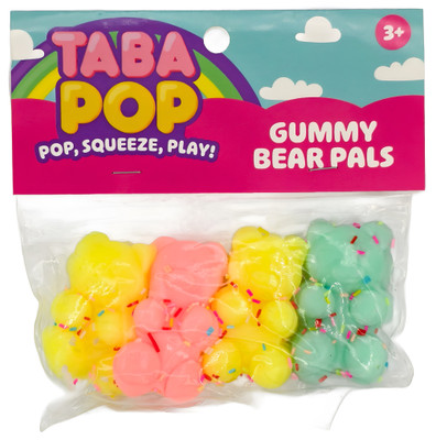 Squeeze Delights Squishy Gummy Bears 4-Pack
