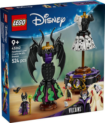 LEGO Disney Maleficent's and Cruella De Vil's Dresses 43262 LEGO Disney Maleficent's and Cruella De Vil's Dresses 43262