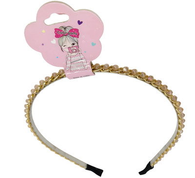 Fab You! Pink Crystal Velet Headband Fab You! Pink Crystal Velet Headband