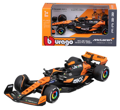Bburago 1:43 F1 Mclaren MCL38 2024 WB #81 Piastri Bburago 1:43 F1 Mclaren MCL38 2024 WB #81 Piastri