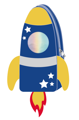 Space Rocket Pencil Case 