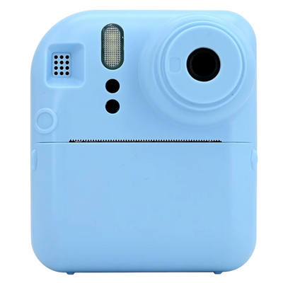 Instant Print Camera with Selfie Mode - Blue 