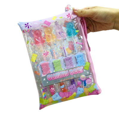 Hot Focus Gummy Bear Pencil Case Stationery Set Hot Focus Gummy Bear Pencil Case Stationery Set