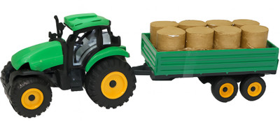 Hero Rides Farm Tractor with Trailer Hero Rides Farm Tractor with Trailer