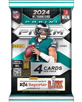 2024 Panini Prizm NFL Football Trading Cards Blister Pack 2024 Panini Prizm NFL Football Trading Cards Blister Pack