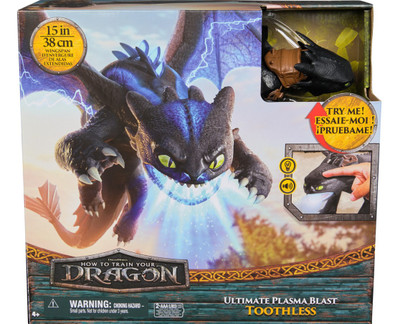 Dreamworks How to Train Your Dragon - Plasma Blast Toothless Figure 