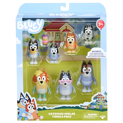 Bluey Extended Heeler Family Pack 2.5 inch