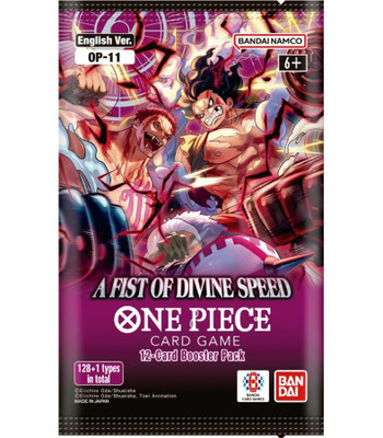 One Piece Card Game: Booster Pack A Fist of Divine Speed OP-11 One Piece Card Game: Booster Pack A Fist of Divine Speed OP-11