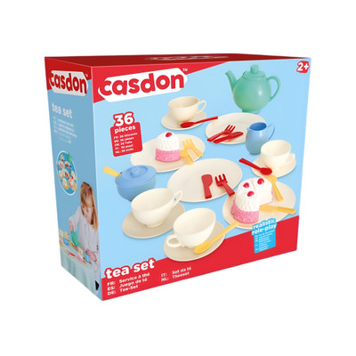 Casdon 36-Piece Tea Set Casdon 36-Piece Tea Set