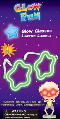 Glow Fun Star Glasses Glow Fun Star Glasses