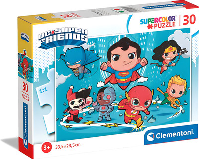 Clementoni - Supercolour DC Comics Superfriends Puzzle 30PC Clementoni - Supercolour DC Comics Superfriends Puzzle 30PC