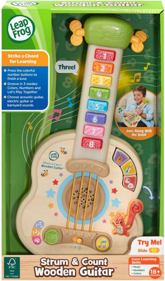 LeapFrog Strum & Count Wooden Guitar