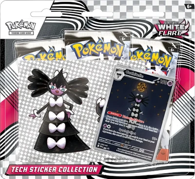 Pokemon TCG: Scarlet & Violet White Flare Tech Sticker 3-Pack