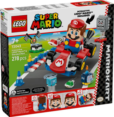 LEGO Super Mario Interactive LEGO Mario & Standard Kart 72043 LEGO Super Mario Interactive LEGO Mario & Standard Kart 72043