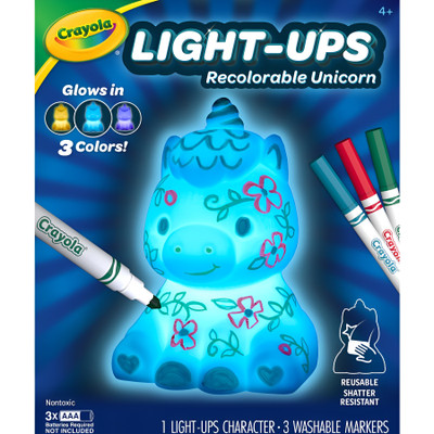 Crayola Light-Ups Recolourable Unicorn Crayola Light-Ups Recolourable Unicorn