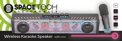 Spacetech Wireless Karaoke Set - Neon