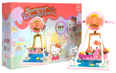 Hello Kitty YuMe Blocks Summer Wunderland Series - Hello Kitty Donut Ship Hello Kitty YuMe Blocks Summer Wunderland Series - Hello Kitty Donut Ship