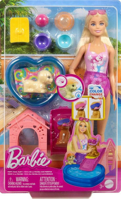 Barbie Family Puppy Pool Party - Aloha Blonde