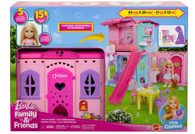 Barbie Family & Friends Club Chelsea Pop-Up House