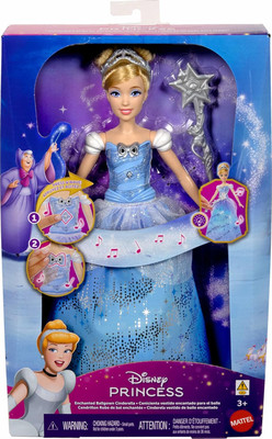 Disney Princess Cinderella Light-Up Dress Fashion Doll Disney Princess Cinderella Light-Up Dress Fashion Doll